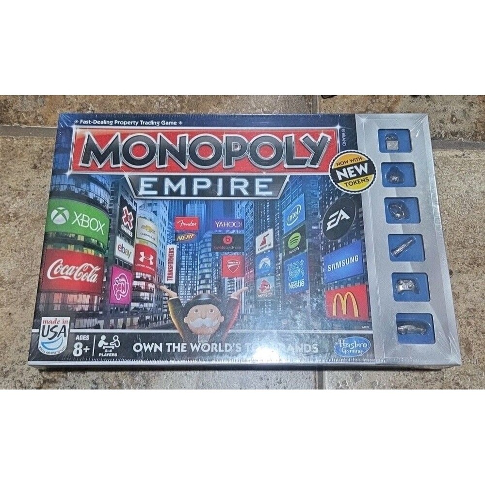 MONOPOLY Empire Board Game Silver A4770 Brand New Factory Sealed 2014 Hasbro